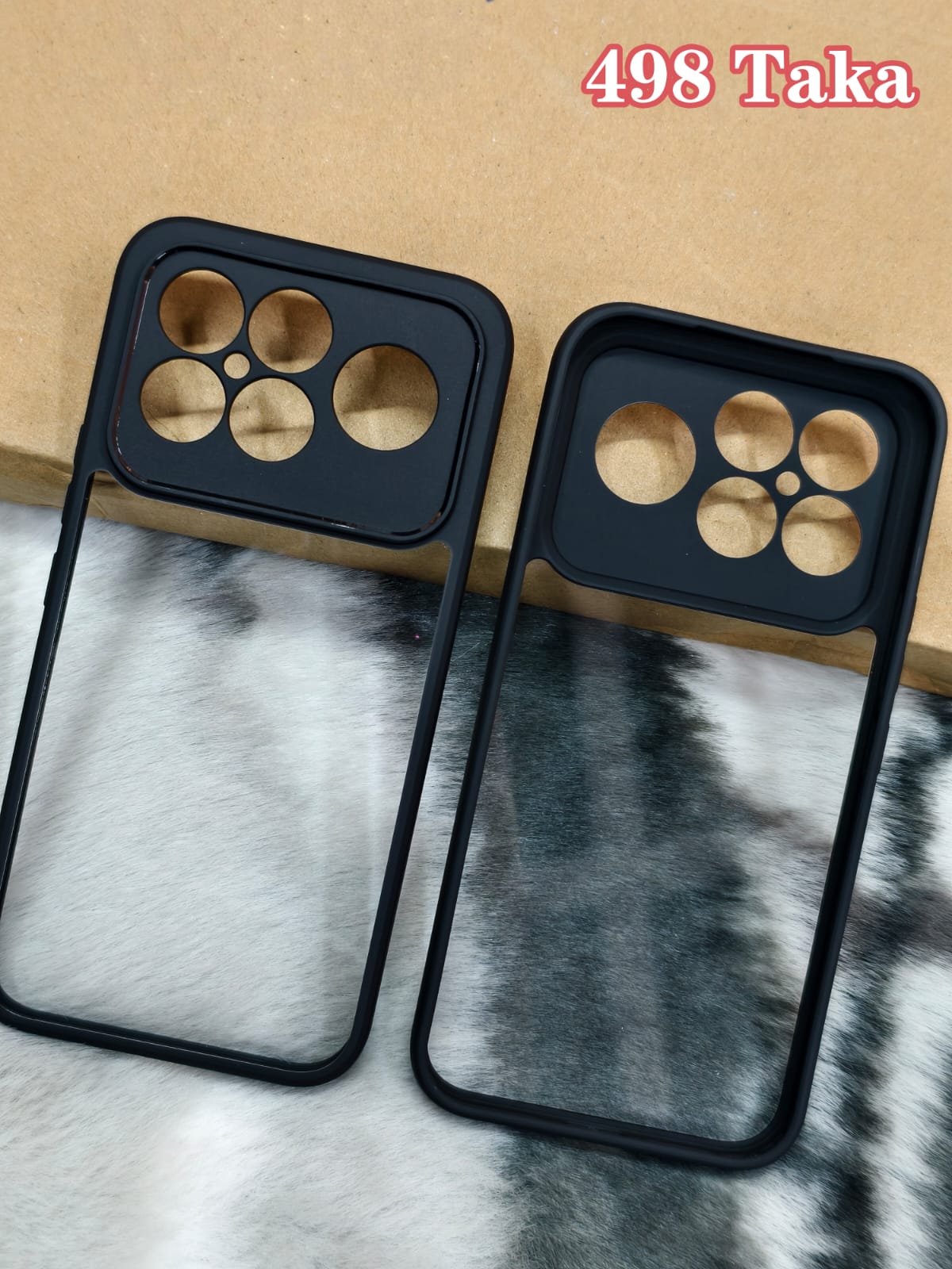 Redmi K90 Pro Max Anti Yellow Transparent Case With Soft Silicon Camera Bump